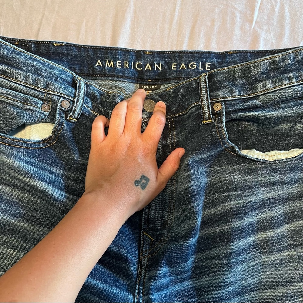 Men’s American Eagle Airflex Original Straight Jeans